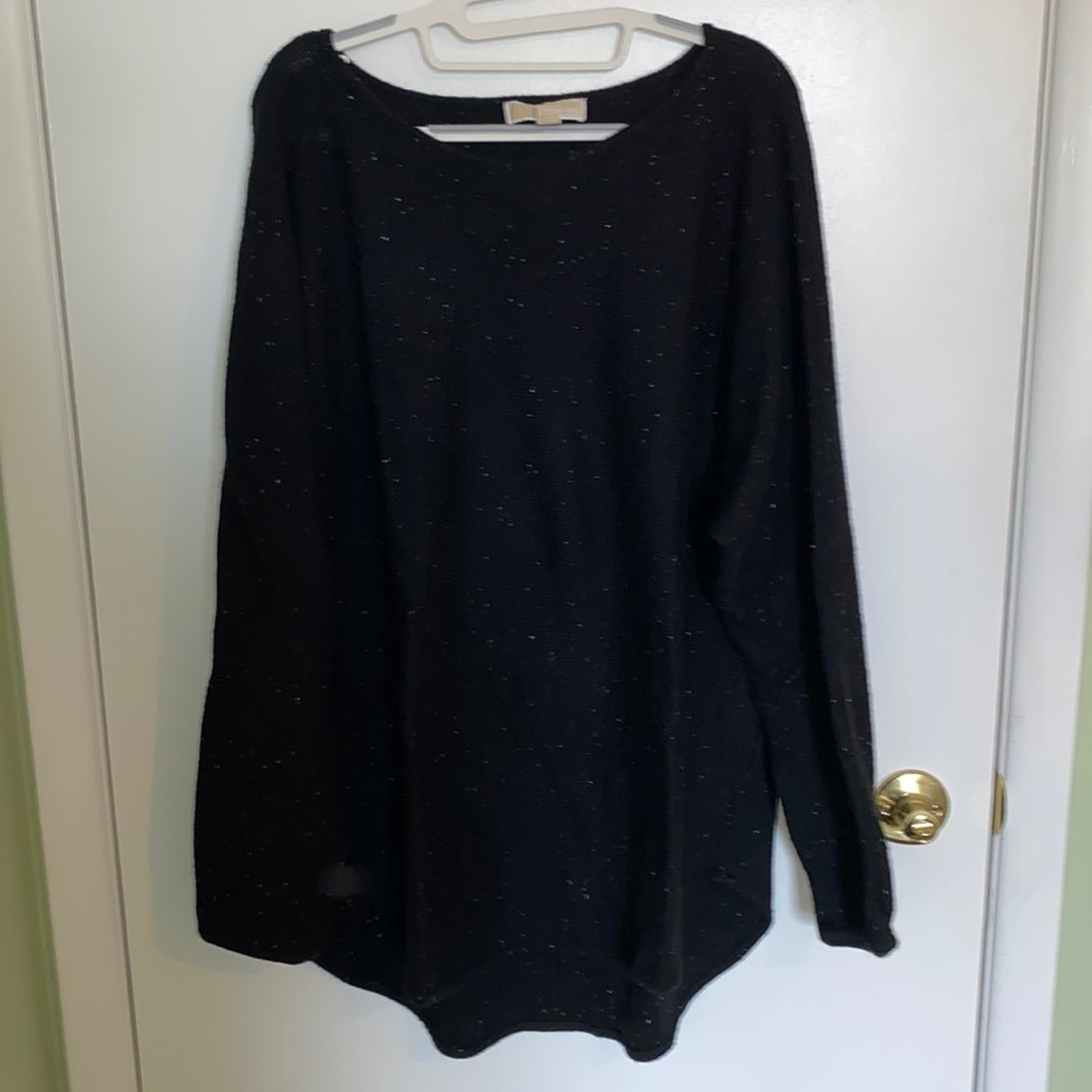 Xl Michael Kors crew neck long in back sweater